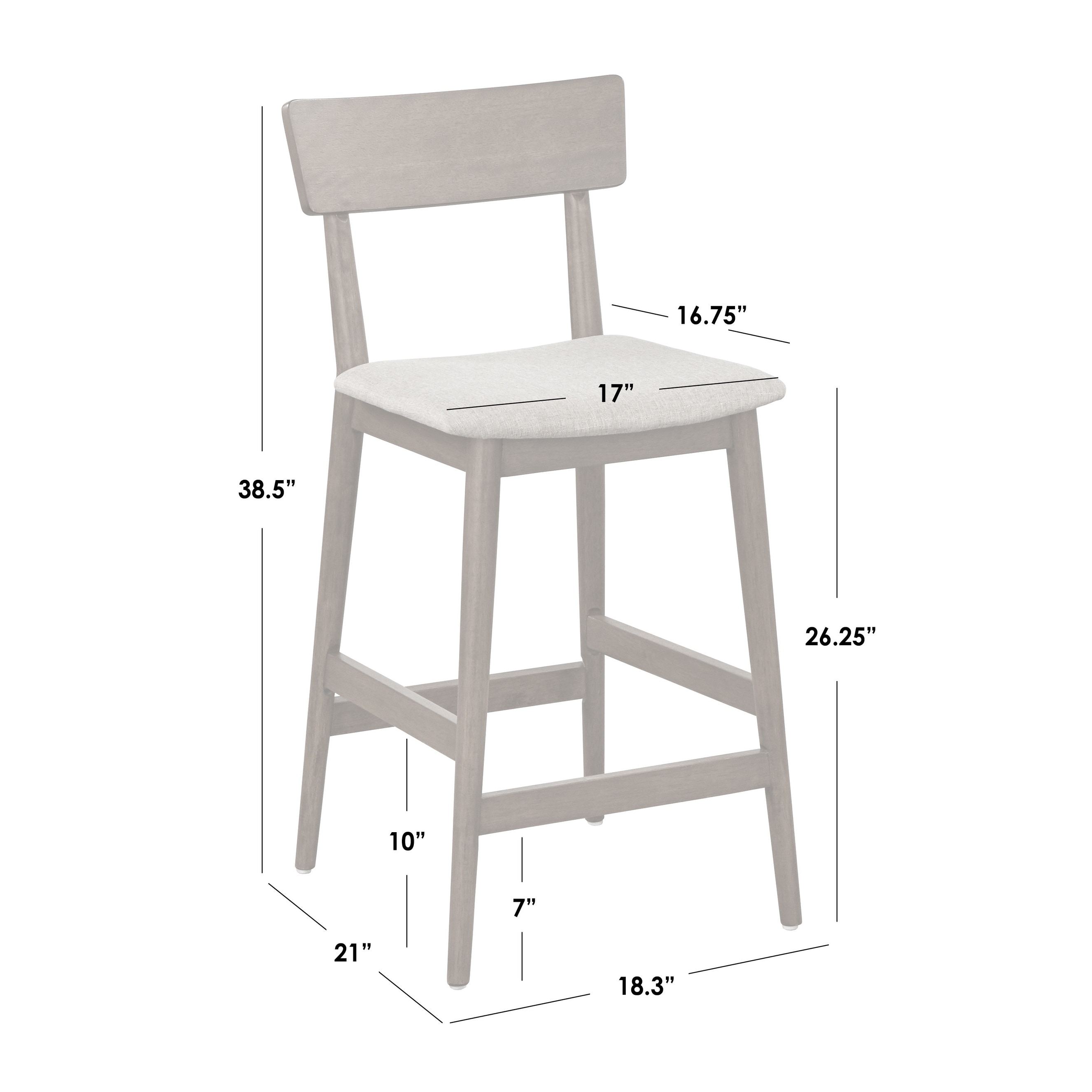 Simple Living Newington 26-inch Counter Stool - On Sale