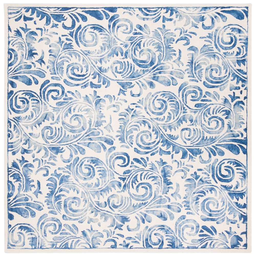 SAFAVIEH Handmade Dip Dye Kaushalya Geometric Wool Rug