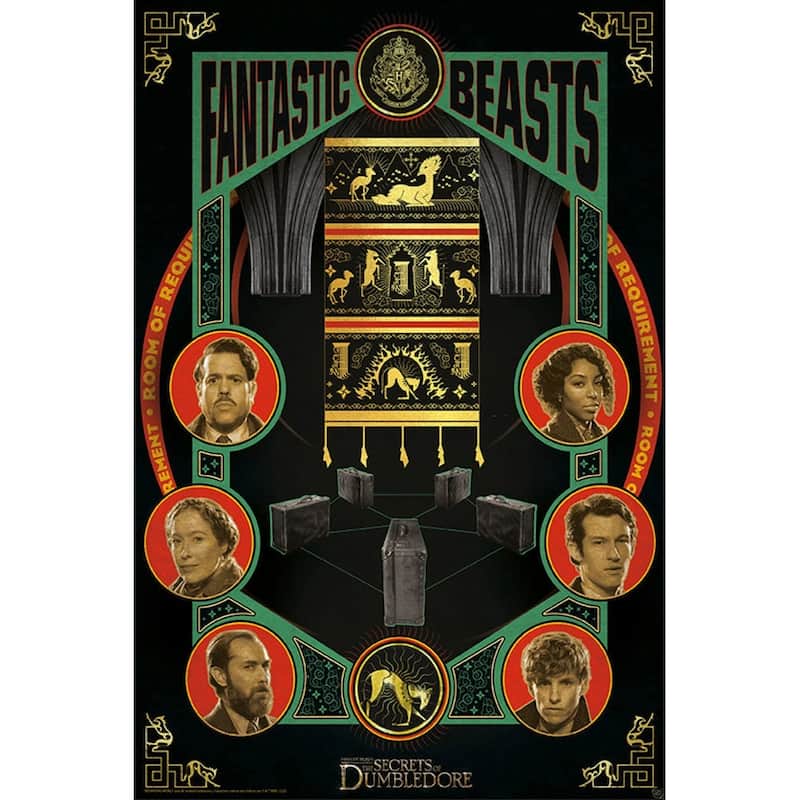 Fantastic Beasts - Secrets of Dumbledore - Casting Art Poster - 24 x 36 Inch