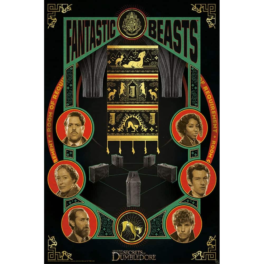 Fantastic Beasts - Secrets of Dumbledore - Casting Art Poster - 24 x 36 Inch