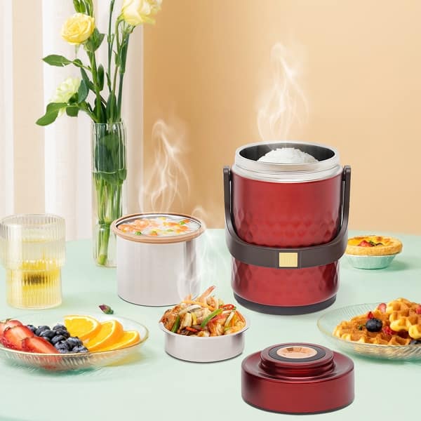 3-Tier Sealed Stackable Food Thermos Lunch Box. - Bed Bath & Beyond