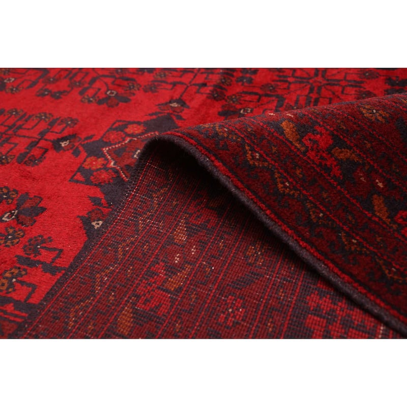 ECARPETGALLERY Hand-knotted Finest Khal Mohammadi Red Wool Rug - 9'11 x 12'10