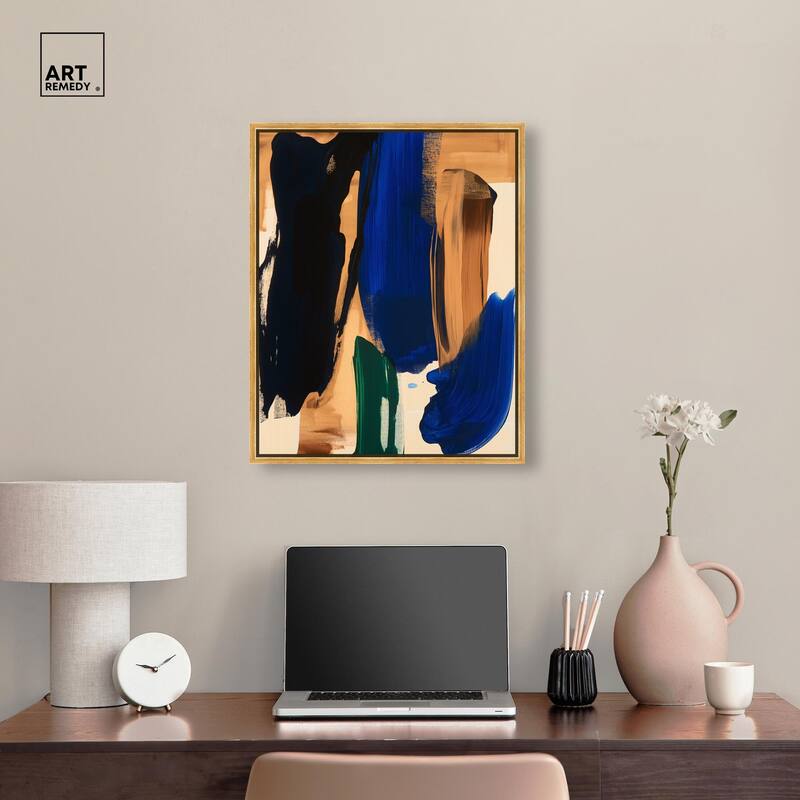 Ochre Odyssey Canvas by Art Remedy