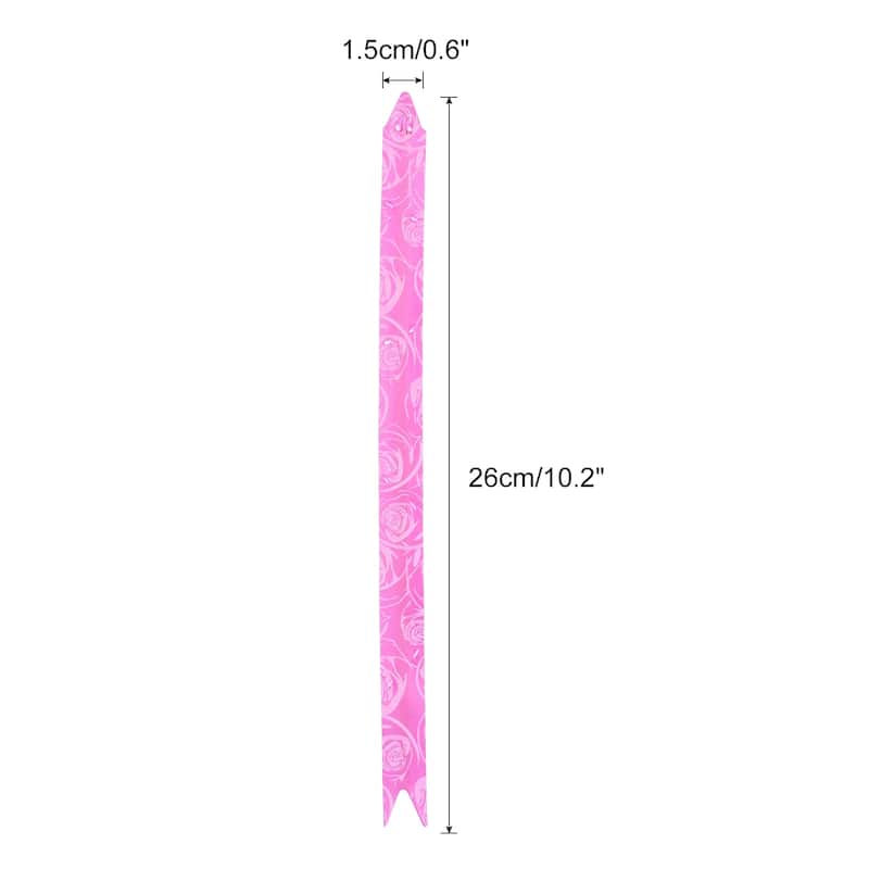 100Pcs Pull Bows Ribbon Gift Wrapping String Rose Pattern Bow Tie