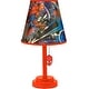 preview thumbnail 2 of 0, Marvel Spiderman Double Shade Kids Table Lamp - Red