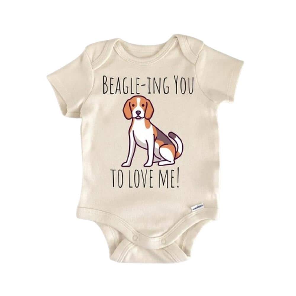 Beagle Dog Rabbit Hunter - Baby Boy Girl Clothes Infant Bodysuit Funny Cute Newborn