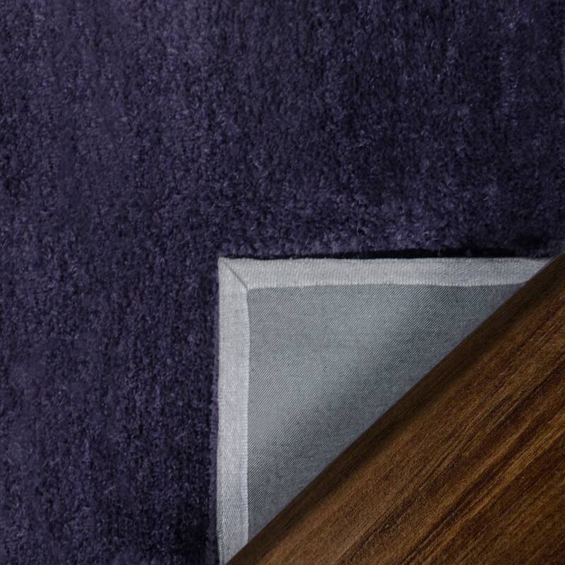 Superior Hand-tufted Plush Solid Shag Indoor Area Rug