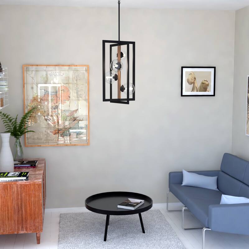 James Allan Bruce 4 Light 16" Wide Multi Light Pendant