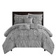 preview thumbnail 11 of 12, Gracewood Hollow Redshirt Grey 10-piece Bed in a Bag Comforter Set