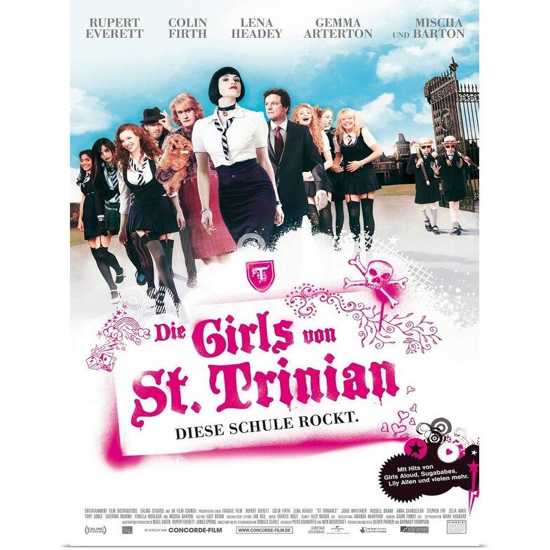 "St. Trinian's - Movie Poster - German" Poster Print - Multi