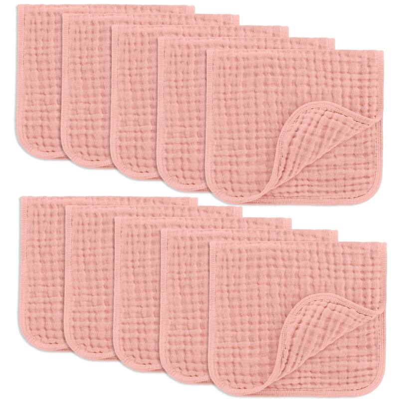 Muslin Burp Cloths for Babies by Comfy Cubs
