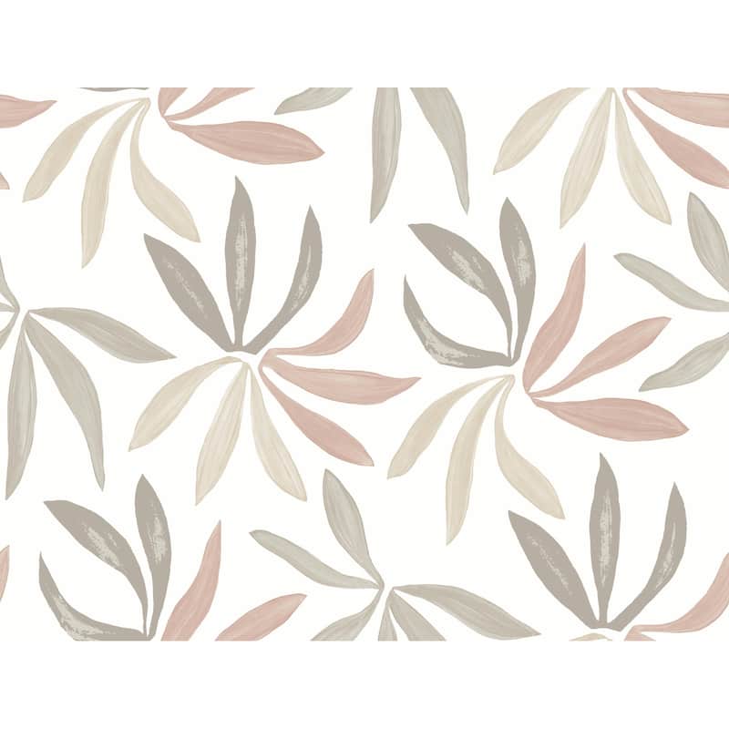 York Wallcoverings Little Garden Nude and Blush Wallpaper