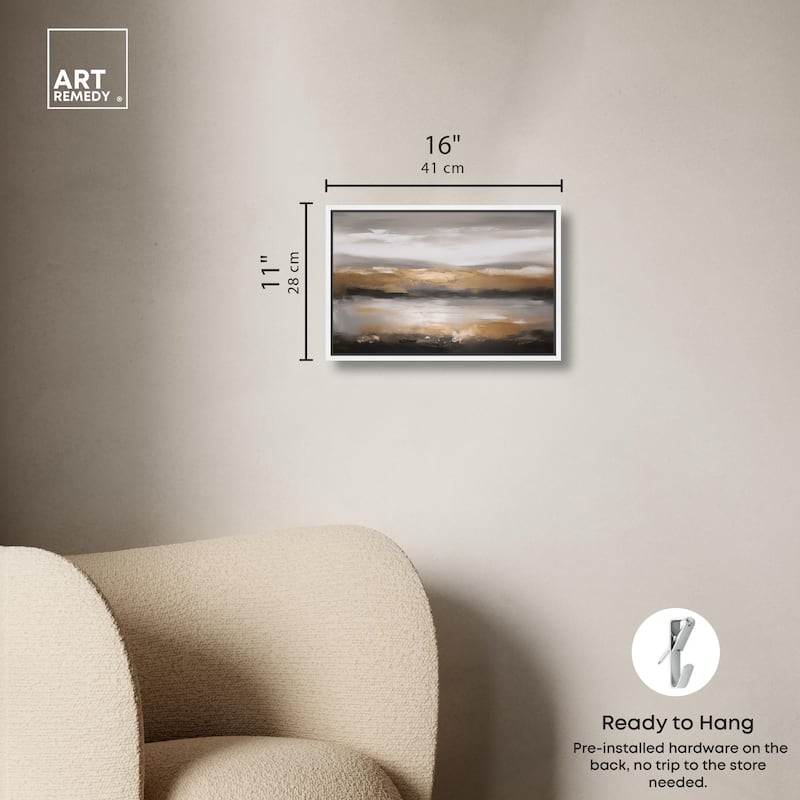 Dust and Gold Canvas by Art Remedy