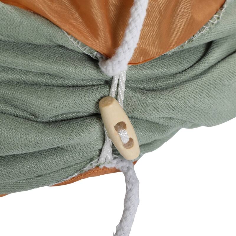 Cat's Telescopic Tunnel Cushioned Bed Pet Nest Teasing Balls Zipper Connection Feline Supplies, Yellow