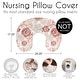 preview thumbnail 6 of 4, Sweet Jojo Designs Blush Pink Boho Shabby Chic Floral Girl Nursing Breastfeeding Pillow Cover Case Pillow Not Included- Bohemian
