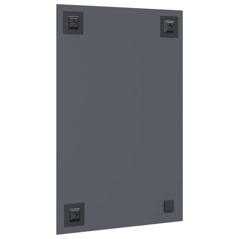 vidaXL Wall Mirror Square 15.75 x 15.75 in Tempered Glass