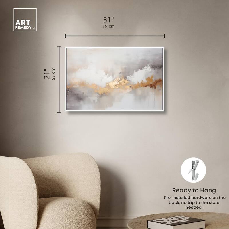 Cloudborn Glow I Canvas by Art Remedy