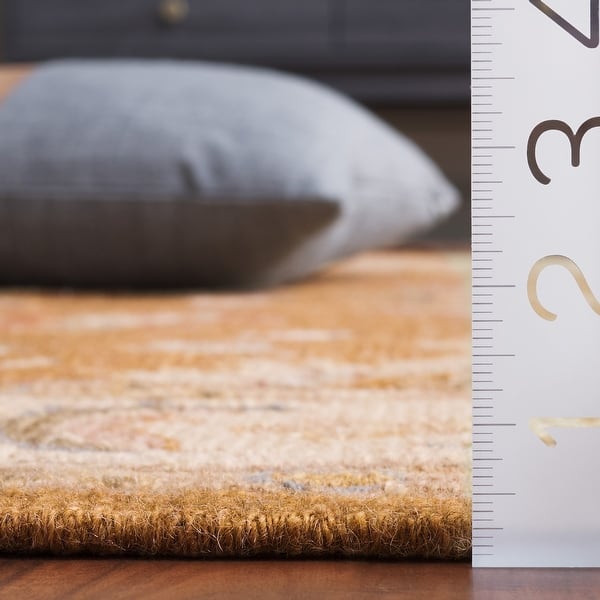 SAFAVIEH Couture Handmade Sumak Flatweave Serafima Traditional Oriental Wool Rug with Fringe
