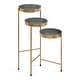 preview thumbnail 50 of 86, Kate and Laurel Finn Metal 3-tier Modern Plant Stand - 16x21x30