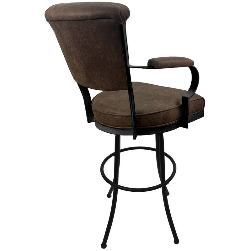 Miami Extra Tall 34" Spectator Metal Bar Stool on Noam Base - 34" Seat Height