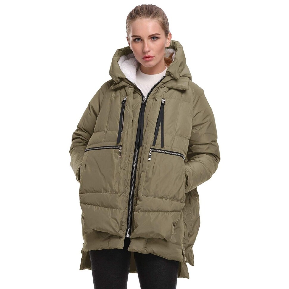 Shop Fadshow Women S Winter Down Jackets Long Down Coats Warm