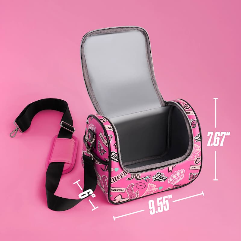 Juicy Couture Signature Cooler Bags - 9.55" x 7.67" x 6"