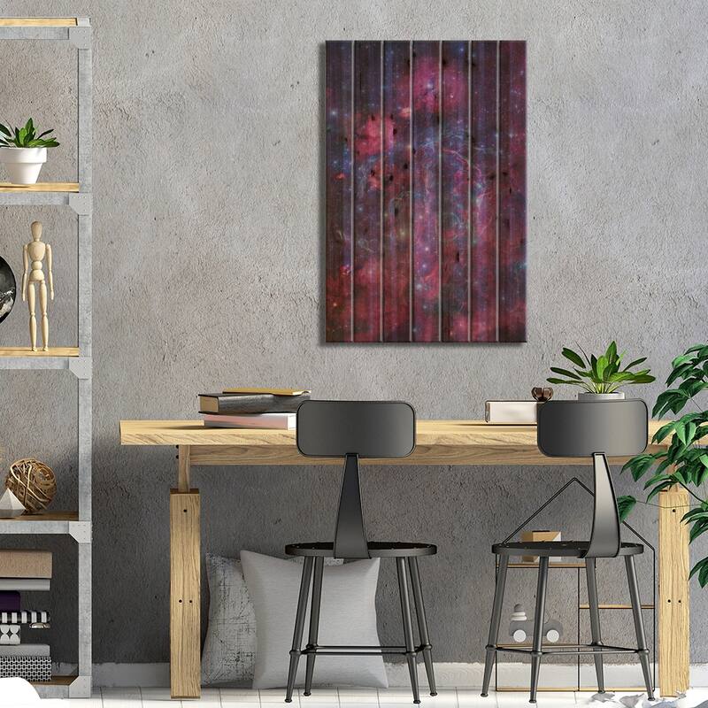 Vela Supernova Remnant Mosaic I Print On Wood by Robert Gendler - Multi-Color