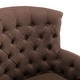 preview thumbnail 19 of 28, Corvus Sidmouth Tufted Fabric Oversized Club Chair