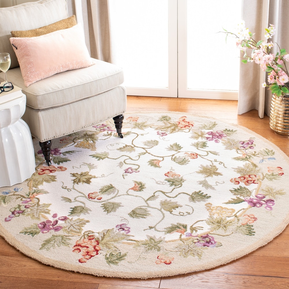 SAFAVIEH Handmade Chelsea Heena French Country Wool Rug