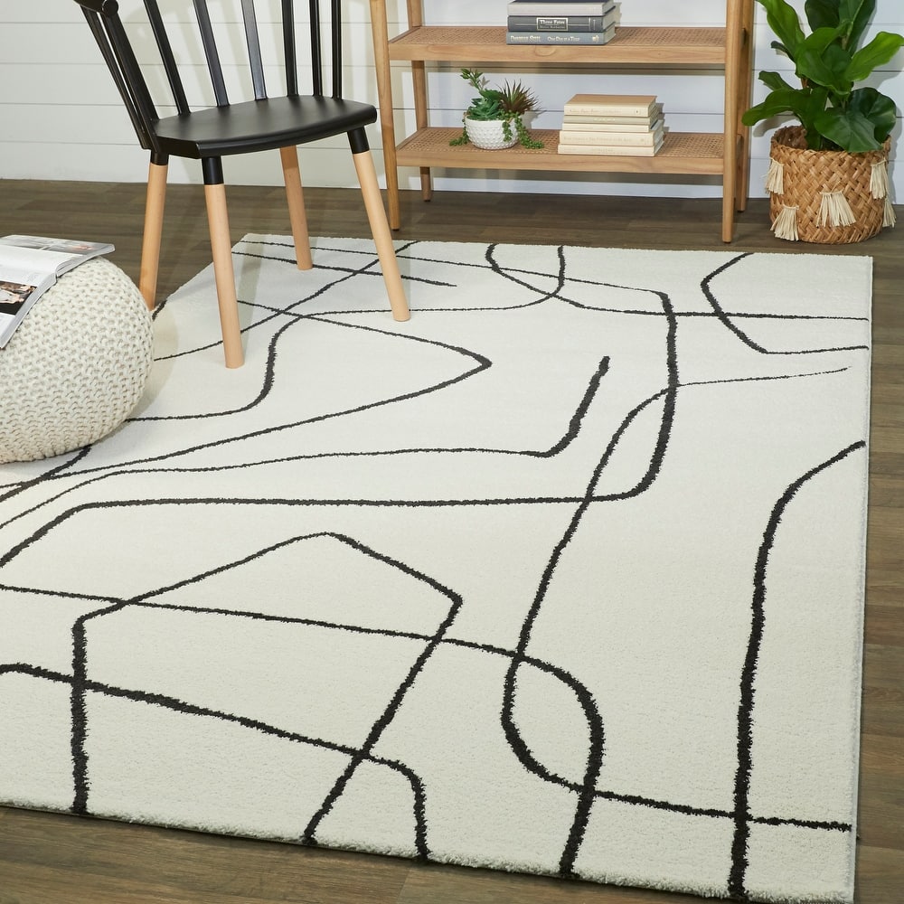 Descartes Abstract Modern Area Rug