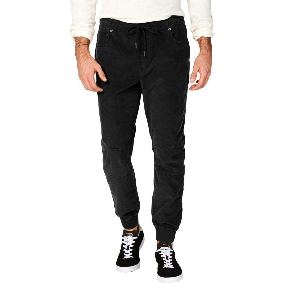 mens drawstring corduroy pants