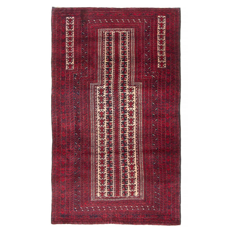 Teimani Cream Rug 2'8" x 4'8" - 2'8 x 4'8 - Cream - 2'8 x 4'8
