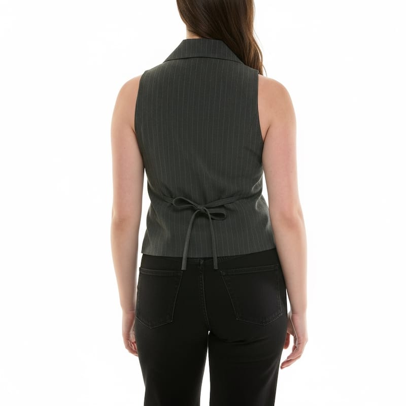 Nicole Miller Pinstripe Vest