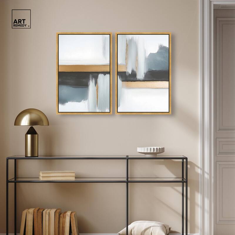 Azure Horizon II Canvas Set of 2 by Art Remedy