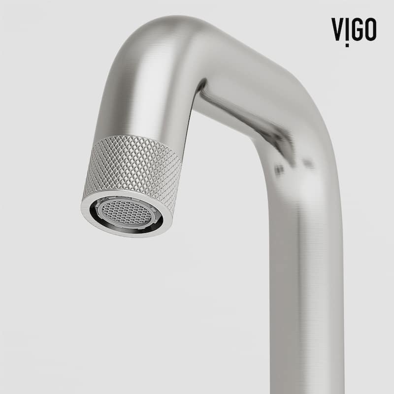 VIGO Cass 8" H 2-Handle Widespread Bathroom Faucet