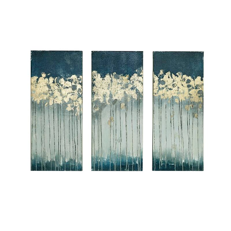 Gracie Mills Louise Tranquil Sorbet Sky Gel Coat Canvas