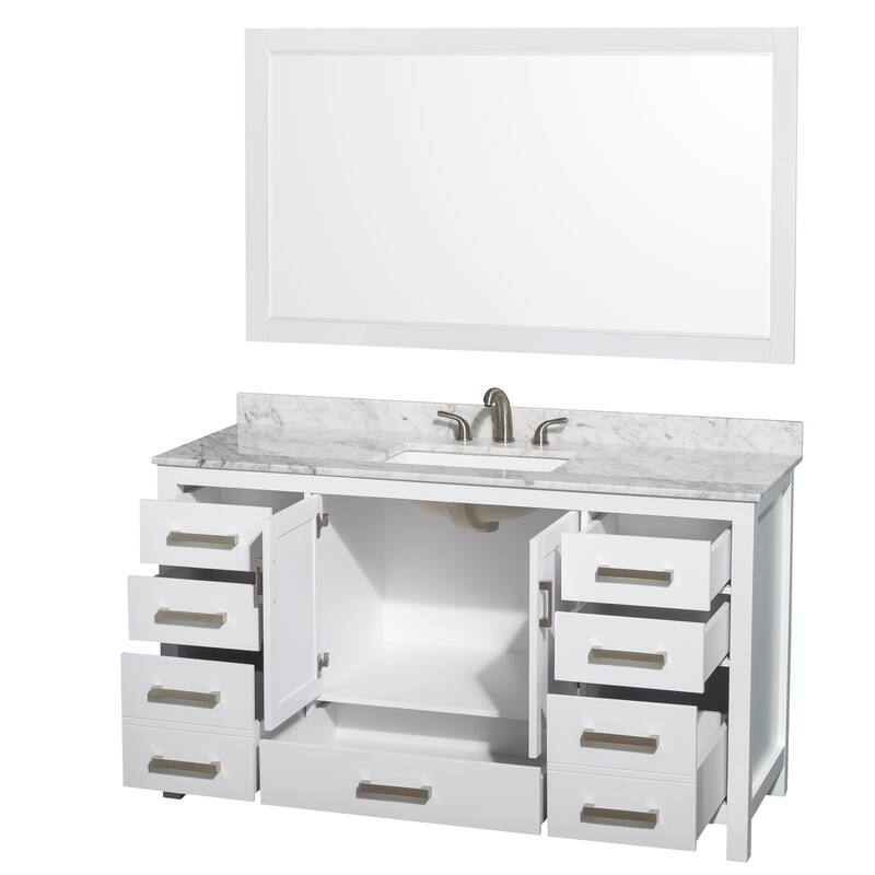 Wyndham Collection WCS141460SCMUS3M58 Sheffield 60" Free Standing