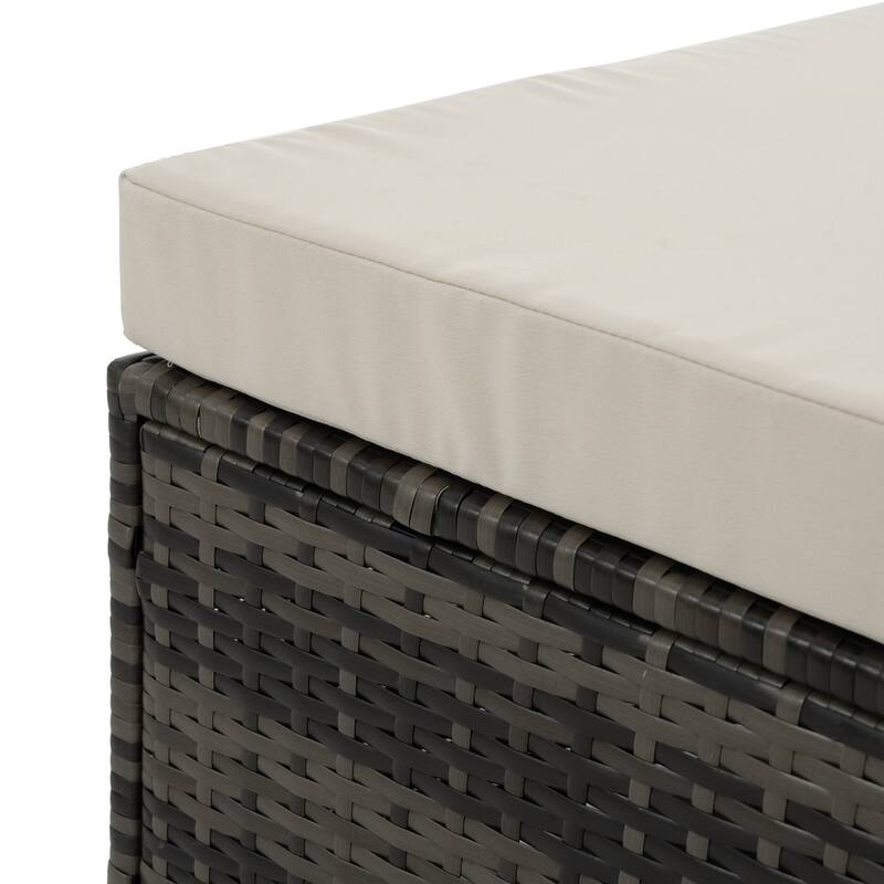 Outdoor Wicker Weaving Conversation Combo Set of 6