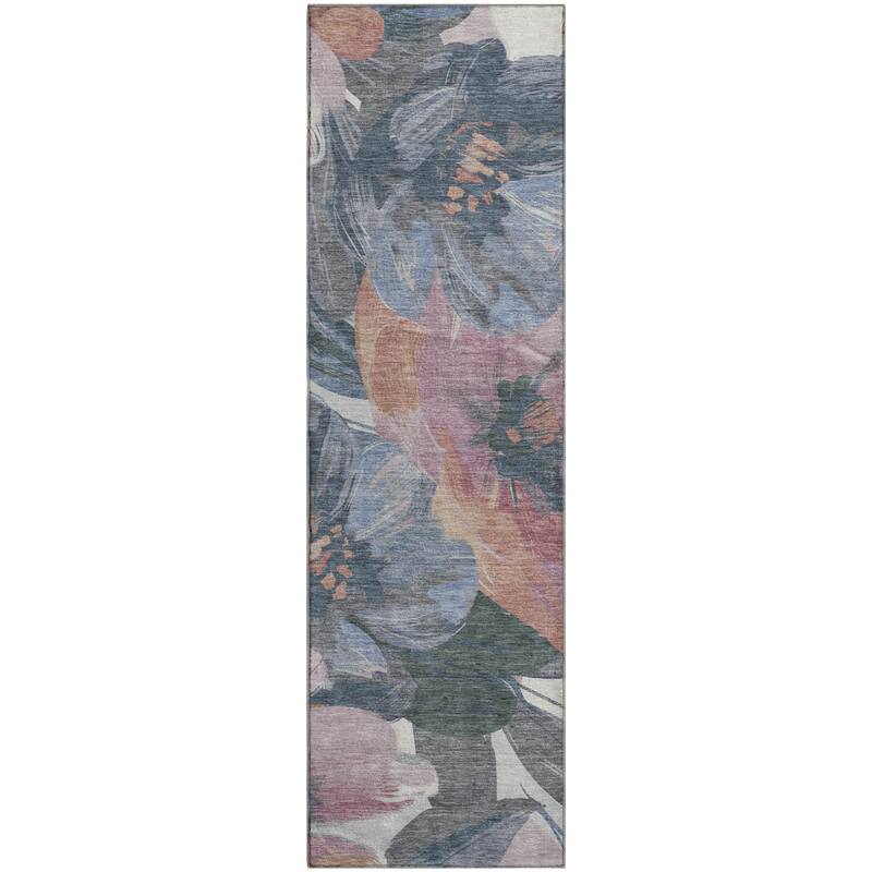 Premium Washable Super Soft Modern Floral Mayfield Rug