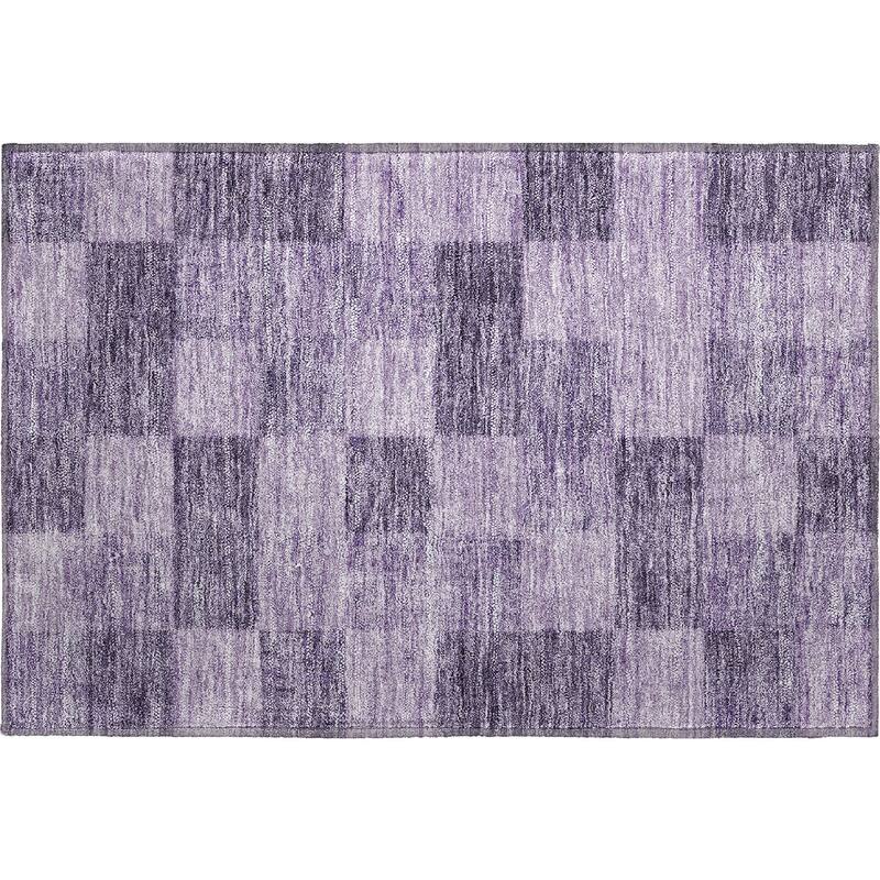 Premium Washable Super Soft Modern Checker Mayfield Rug