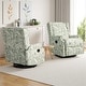 preview thumbnail 8 of 139, 29'' W Pattern Swivel Manual Push Back Recliner Chair Set of 2