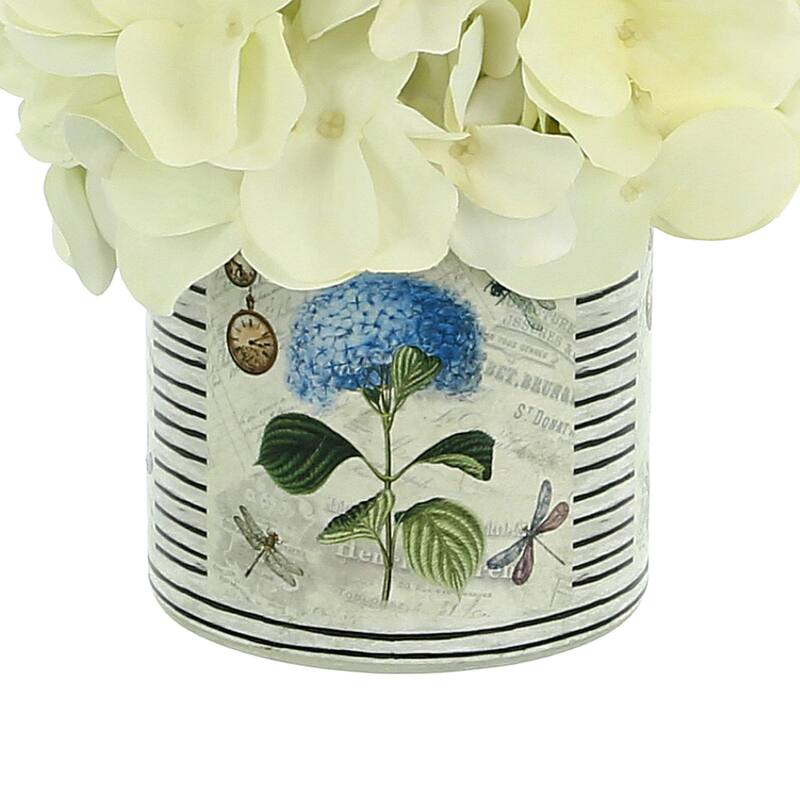 Hydrangea Arrangement in a Glass Vase
