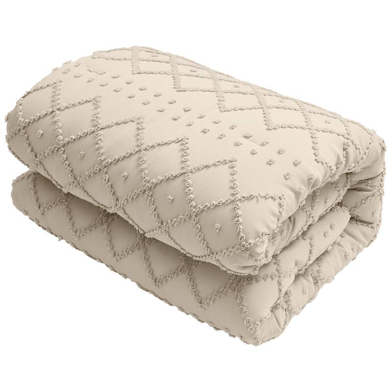 Set of 5/7 Pieces Brushed Comforter Set, Bed-in-a-Bag