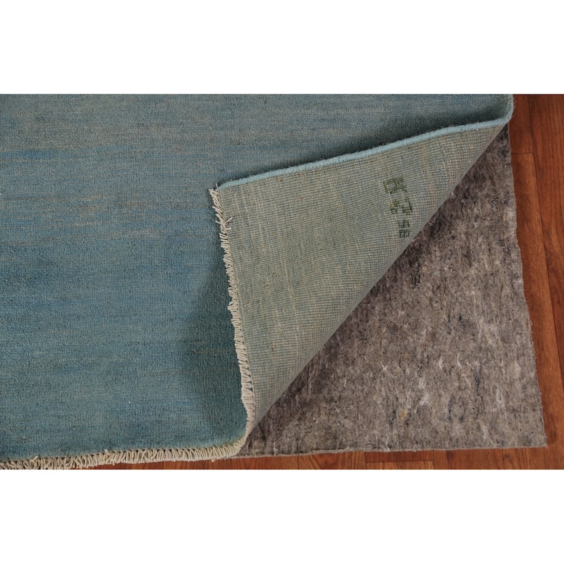 Modern Gabbeh Oriental Area Rug Handmade Tribal Wool Carpet - 4'10" x 6'4"