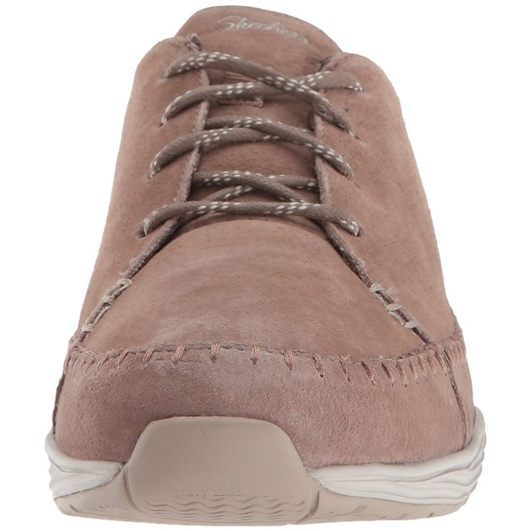 skechers lace up sneakers beige