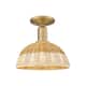 Option Natural Shade / Brushed Brass