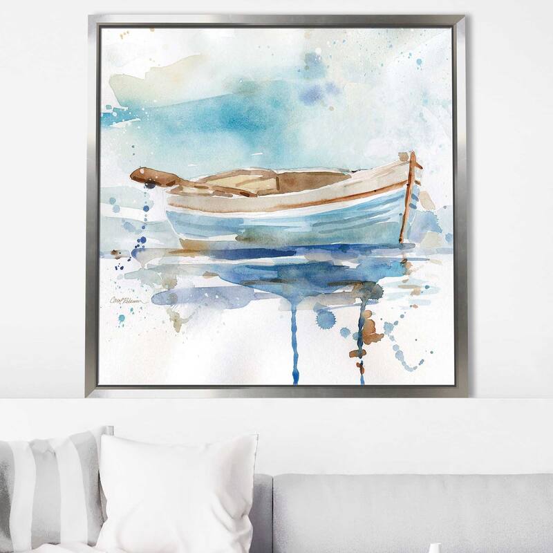 "Malibu Marina I" by Carol Robinson Print on Floating Canvas