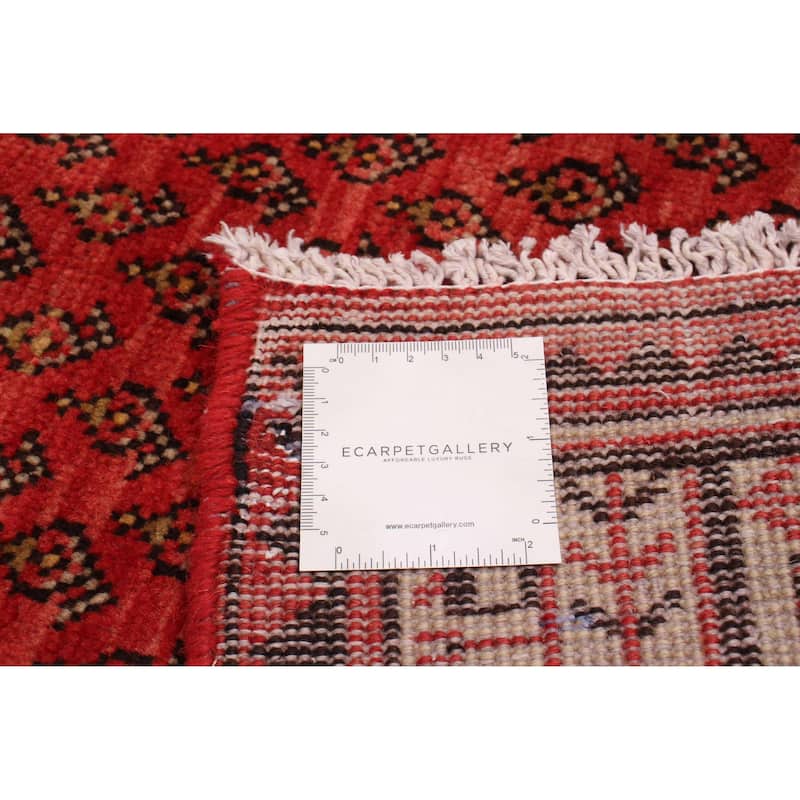 ECARPETGALLERY Hand-knotted Royal Sarough Red Wool Rug - 4'3 x 6'11