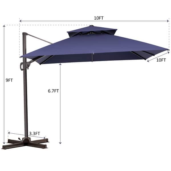 cantilever patio umbrellas toronto Cantilever Umbrellas for Outdoor Shade