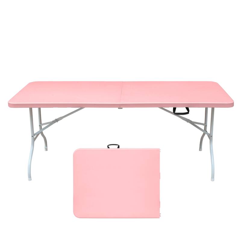Folding Table,Portable Plastic Table for Camping,Picnics,Parties,High Load Bearing Foldable Table